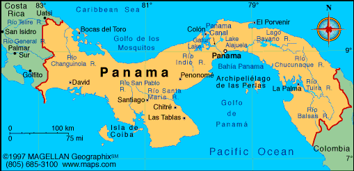 panama map