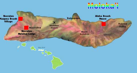Molokai map